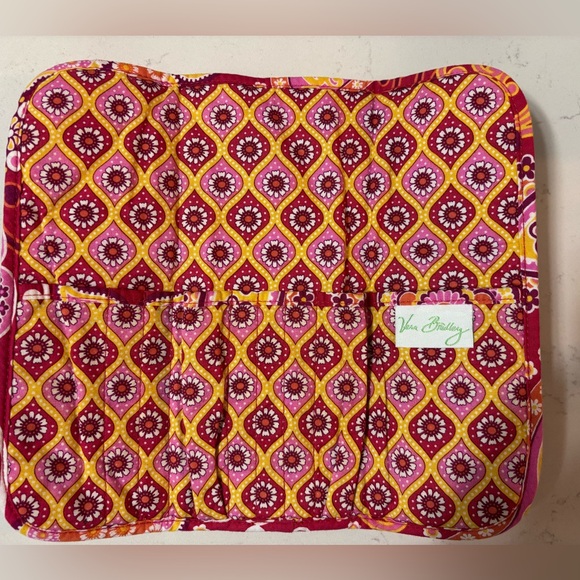 Vera Bradley Brush Roll- Raspberry Fizz - Picture 2 of 4